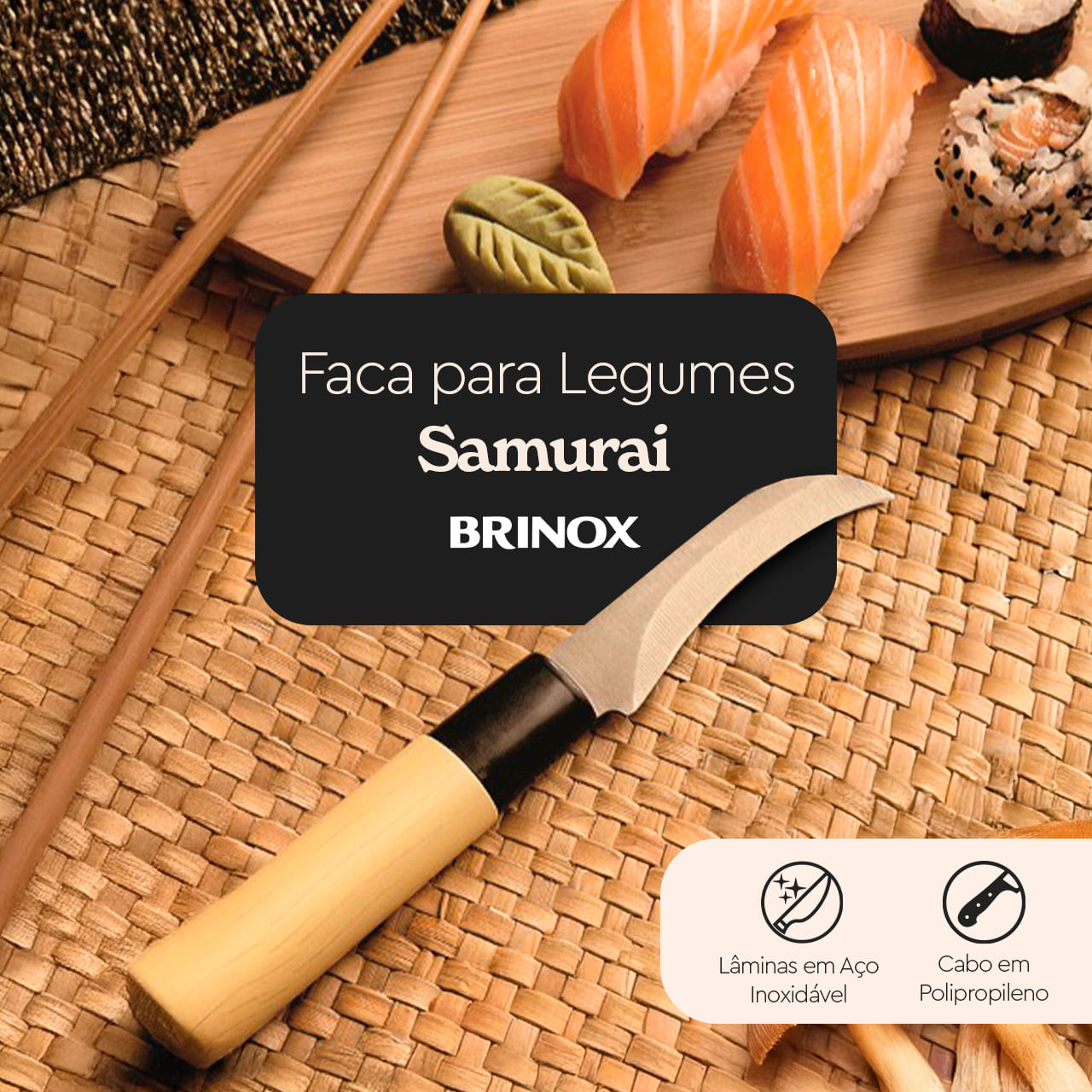 Faca para Legumes 3 1/2" - Samurai 3" - Imagem 2